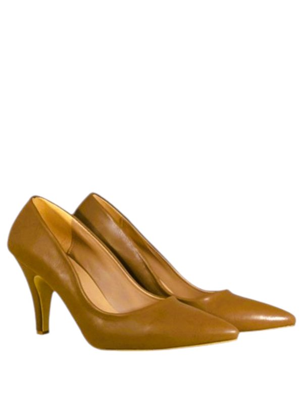 Bayan Stiletto Kahverengi - Görsel 2