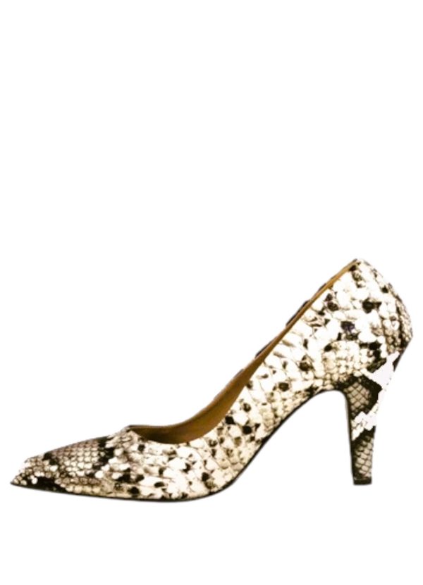 Kadın Stiletto Yılan Desenli - Görsel 3