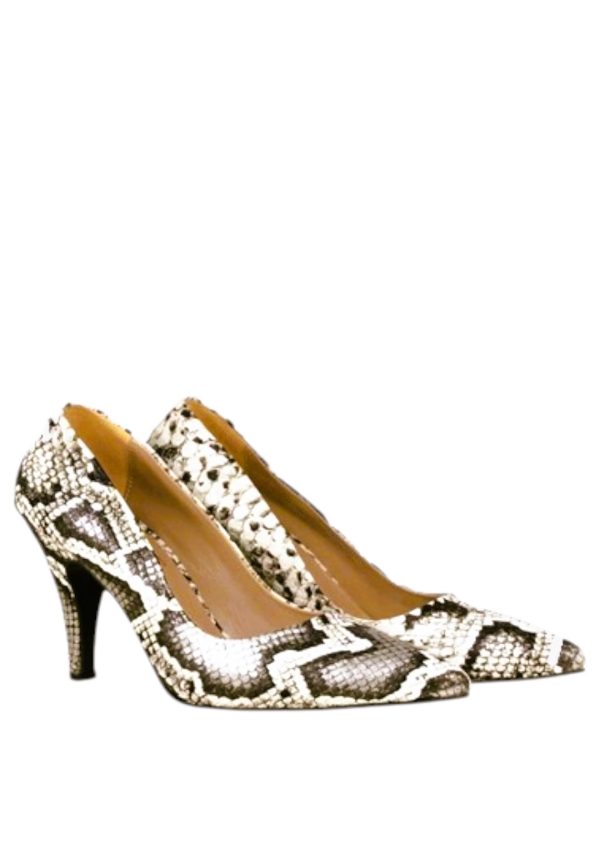 Kadın Stiletto Yılan Desenli - Görsel 2