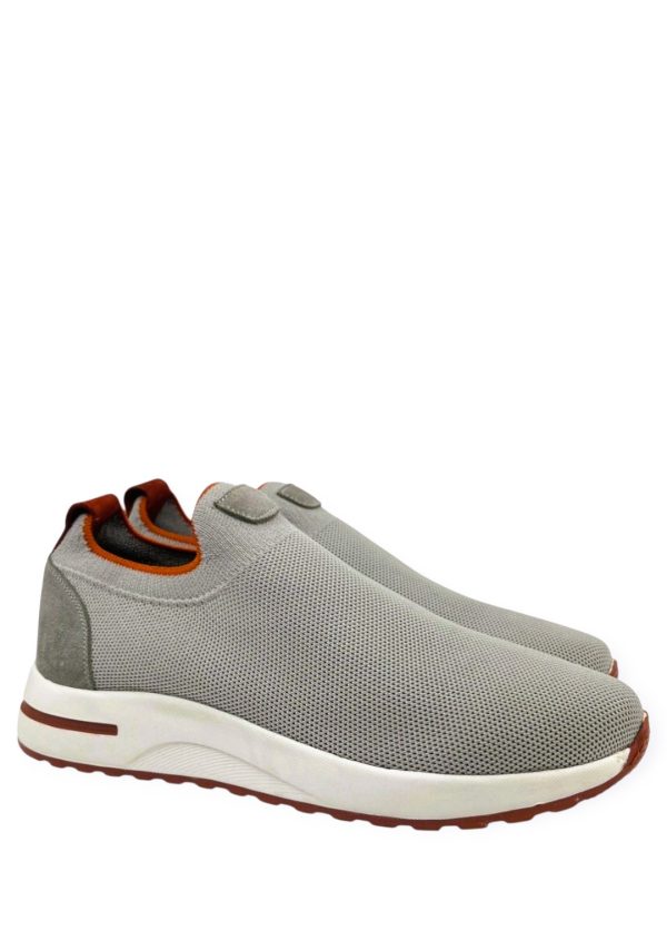 Yazlık Triko Model 001 Gri Erkek Ayakkabı - Görsel 3
