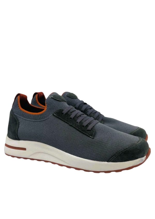 Yazlık Triko Model 002 Füme Erkek Ayakkabı - Görsel 2