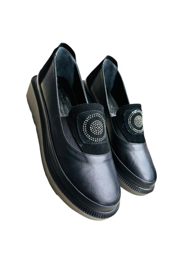 HAKİKİ MAT DERİ BAYAN LOAFER AYAKKABI - Görsel 5