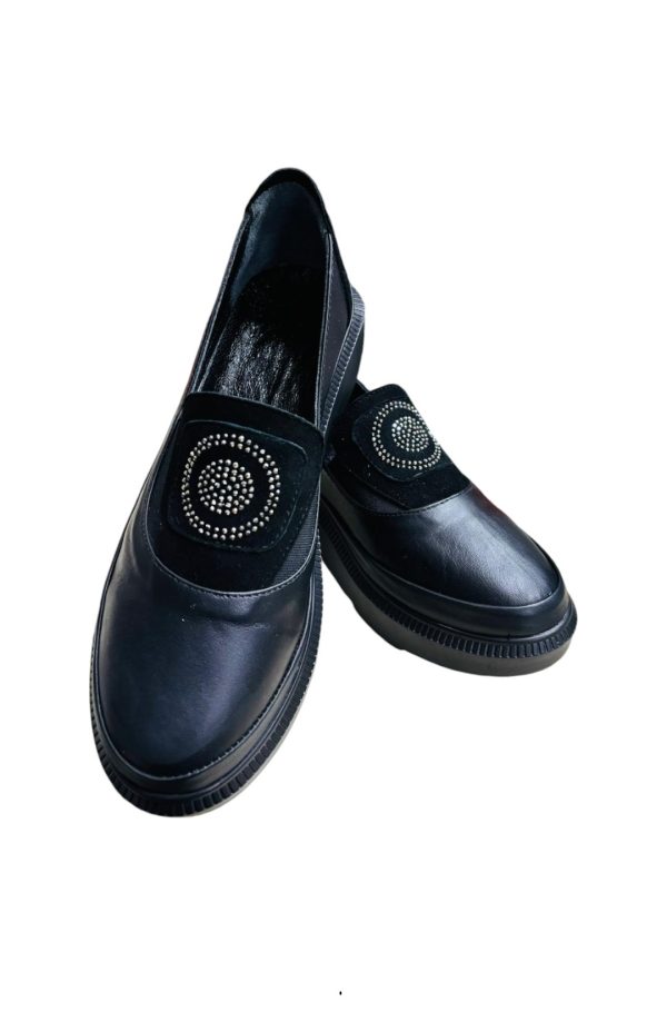 HAKİKİ MAT DERİ BAYAN LOAFER AYAKKABI - Görsel 4