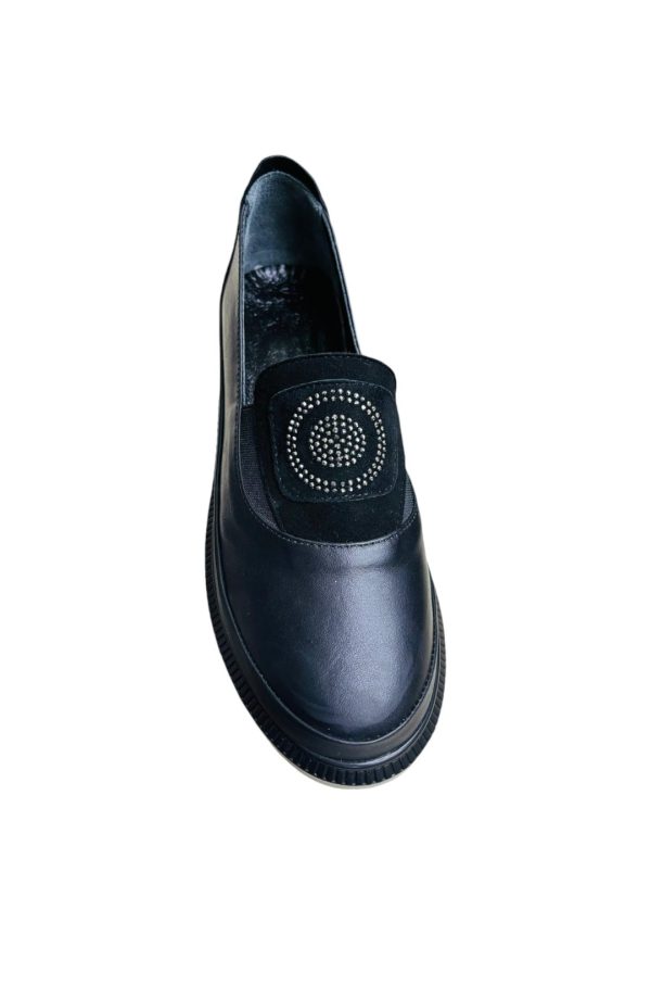 HAKİKİ MAT DERİ BAYAN LOAFER AYAKKABI - Görsel 3