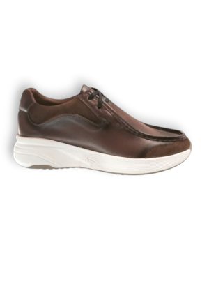 Hakiki Deri Kahve Sneakers Ayakkabı