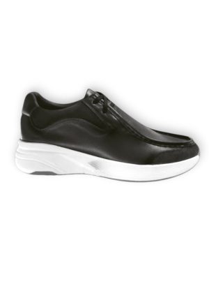 %100 Deri Siyah Sneakers Ayakkabı