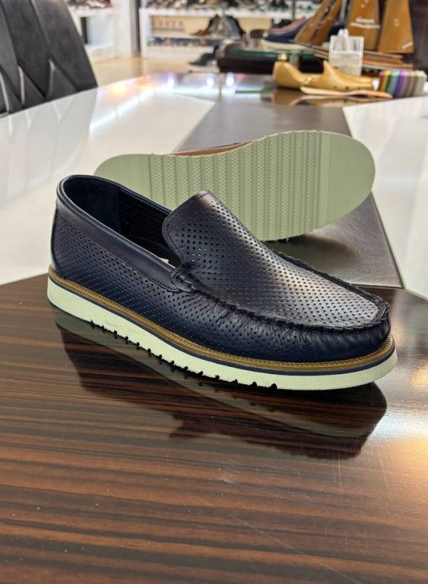 Loafer Deri Eva Taban Siyah - Görsel 2