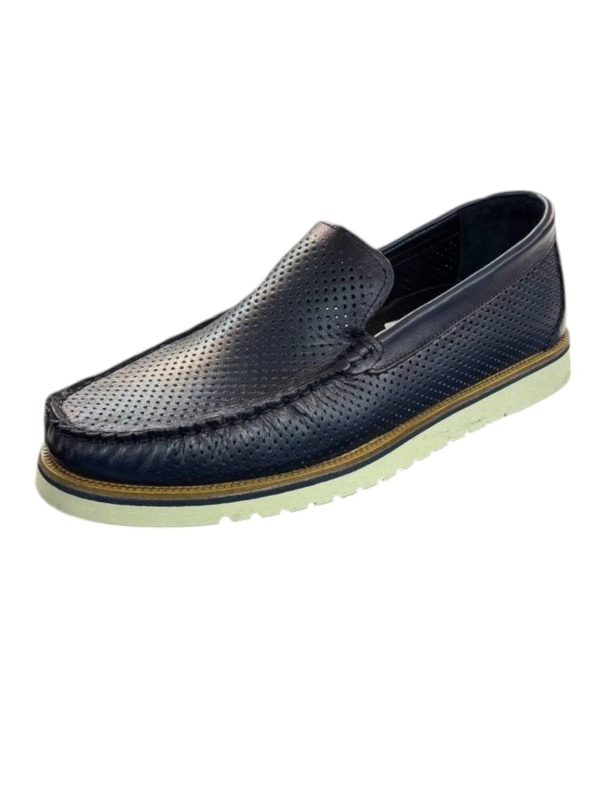 Loafer Deri Eva Taban Siyah - Görsel 3