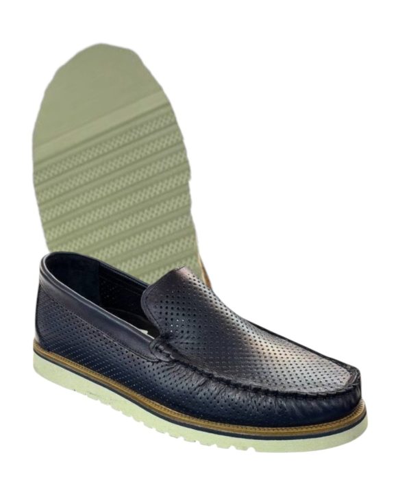 Loafer Deri Eva Taban Siyah - Görsel 4