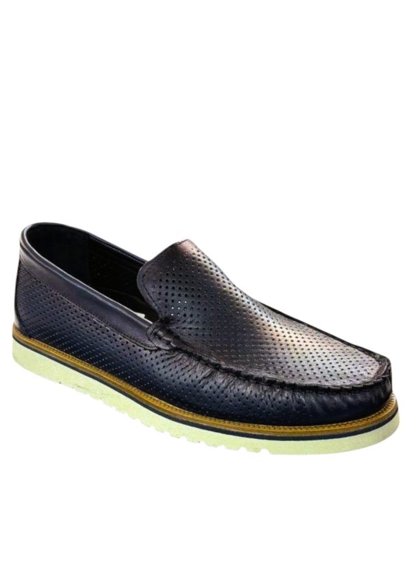Loafer Deri Eva Taban Siyah