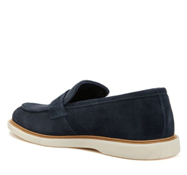 Yazlık Hakiki Süet Loafer Lacivert - Görsel 4