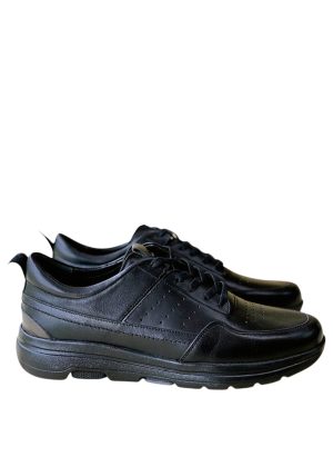 Deri Sneaker Amanos SiyahS