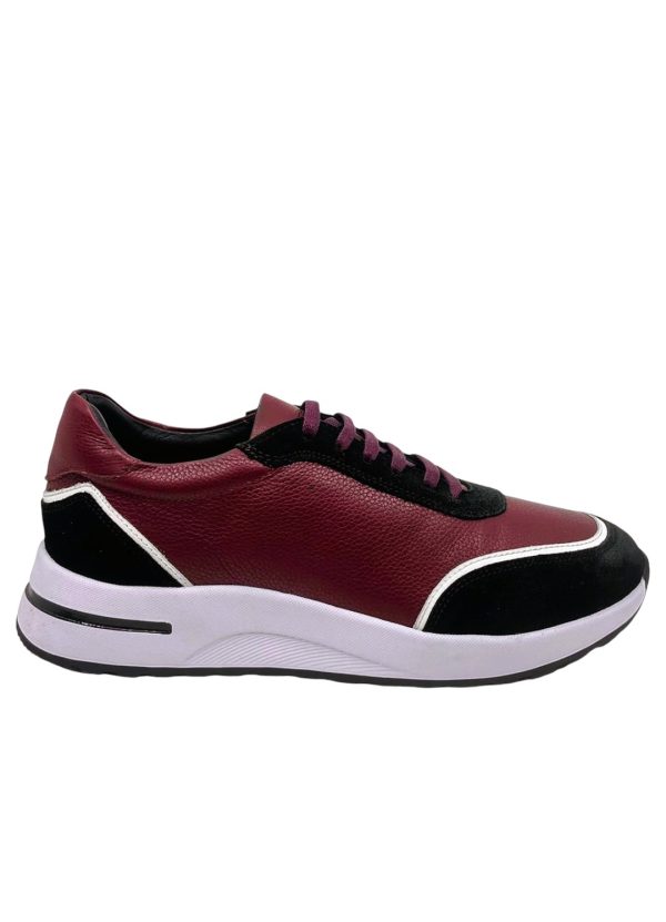 Sneaker Model 005 Bordo Erkek Ayakkabı