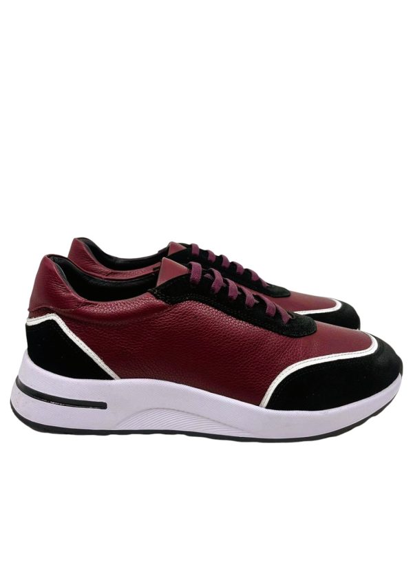 Sneaker Model 005 Bordo Erkek Ayakkabı - Görsel 3