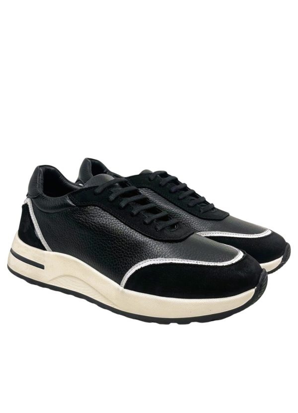 Sneaker Model 005 Siyah Beyaz Erkek Ayakkabı - Görsel 3
