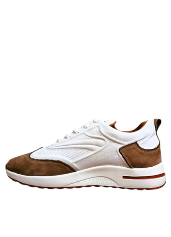 Sneaker Model 005 Kahve Beyaz Erkek Ayakkabı - Görsel 3