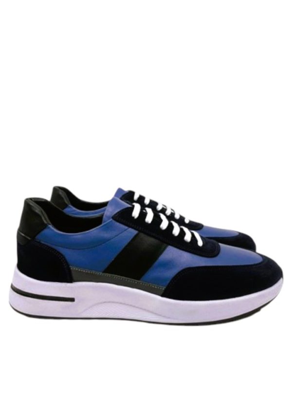 Sneaker Model 005 Mavi Siyah Erkek Ayakkabı - Görsel 2