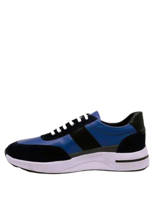 Sneaker Model 005 Mavi Siyah Erkek Ayakkabı - Görsel 4