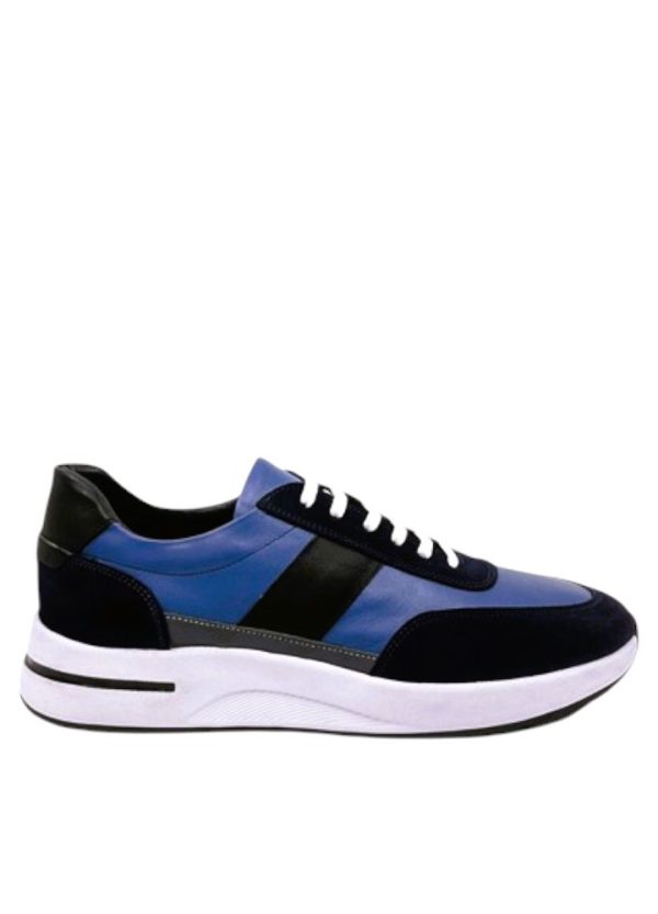 Sneaker Model 005 Mavi Siyah Erkek Ayakkabı